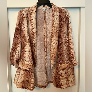 Macys Snakeskin Blazer